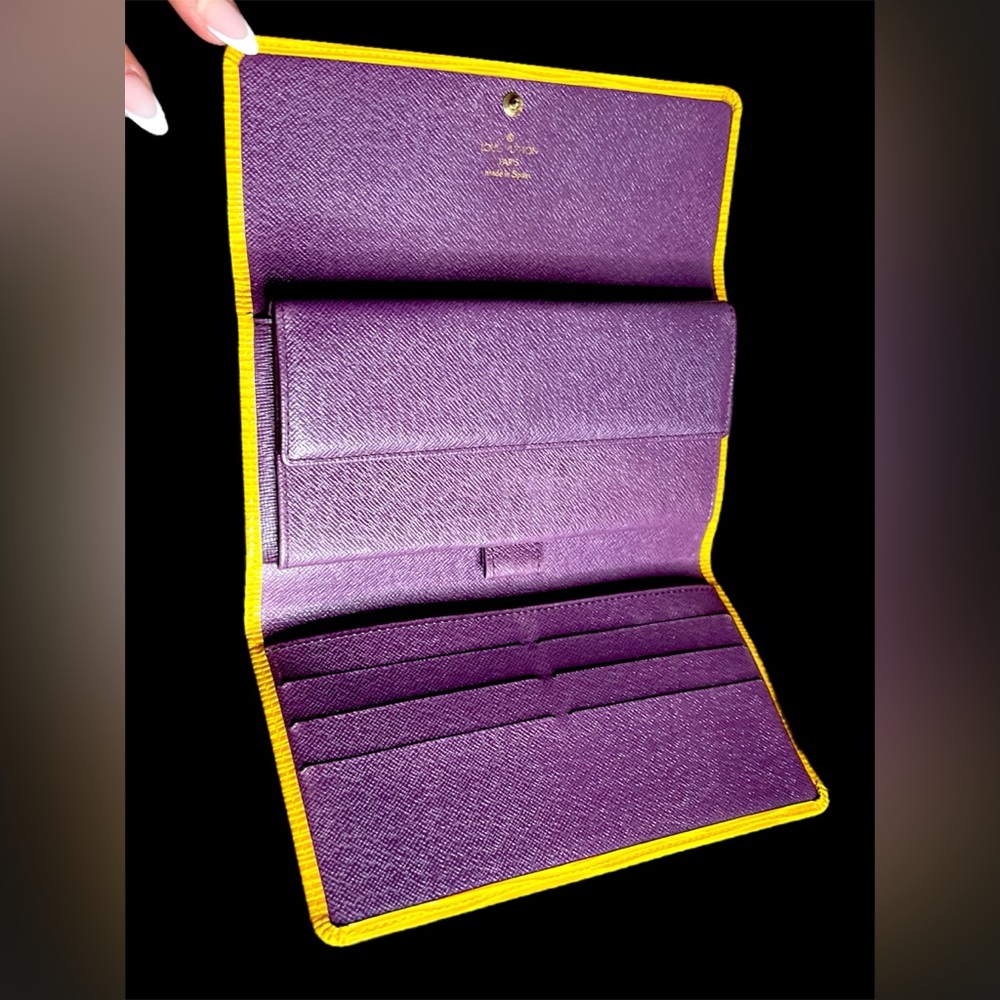 Louis Vuitton Yellow Porte Trésor Epi Wallet - Picture 3 of 13